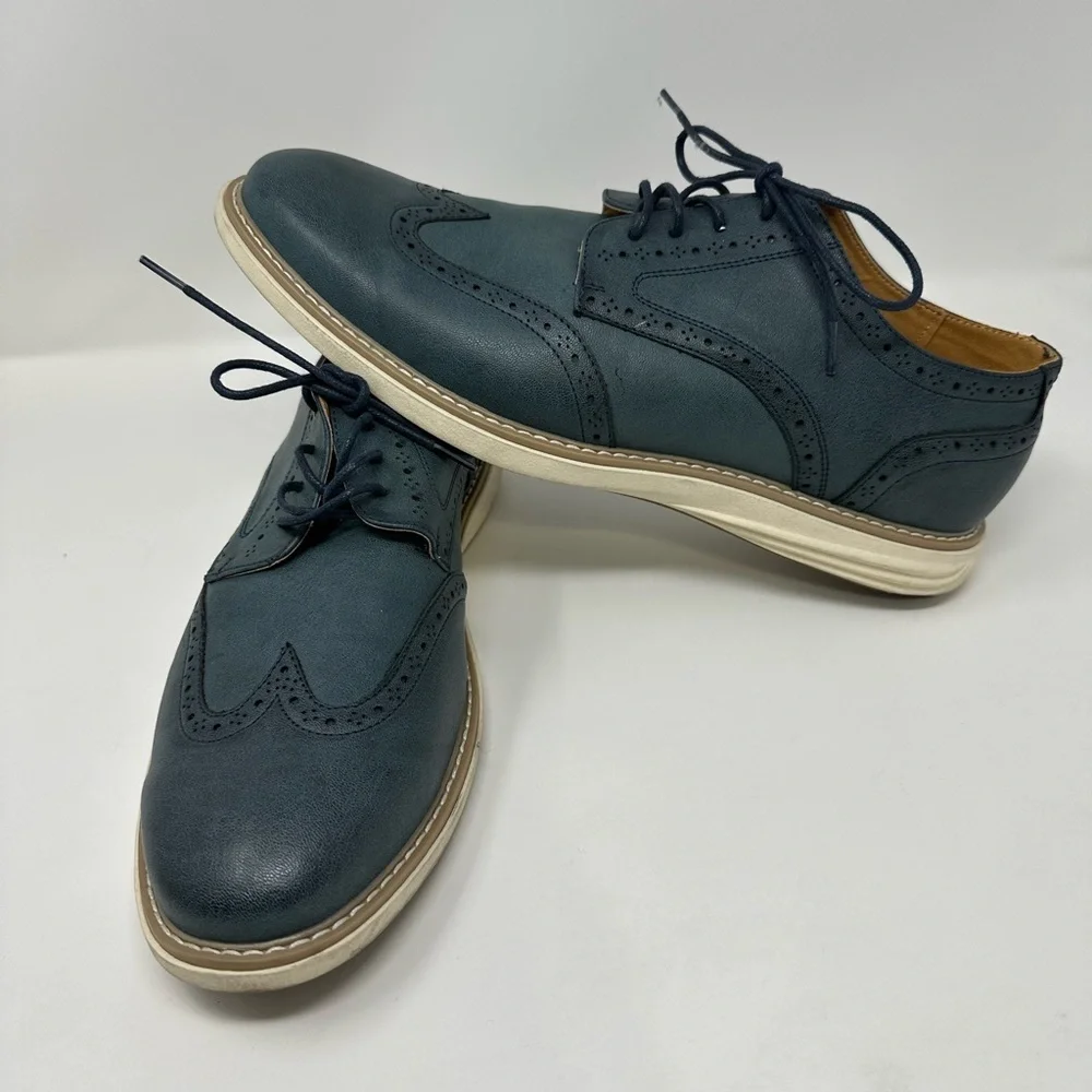 Nautica‎ Wingdeck Oxford Shoe Lace Up Blue Men's 13
